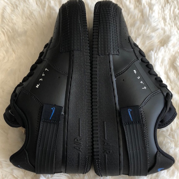 SOLD!!! Nike AF 1 Type Sneakers Black Photo Blue - Picture 4 of 8